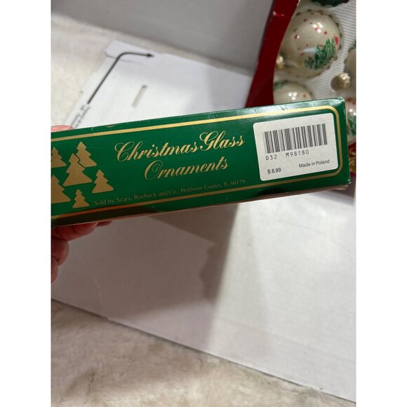 The Victoria Collection Christmas Glass ornament lot - Picture 6 of 7